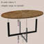 Table basse ovale avec tablette ouverte-1776675056