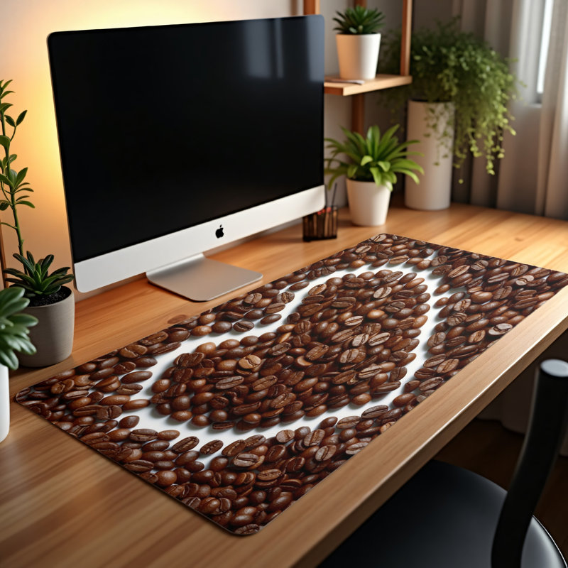 Polyester Desk Pad, 14.4x12.1
