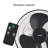 18" Oscillating Stand Fan, Remote Control, Black