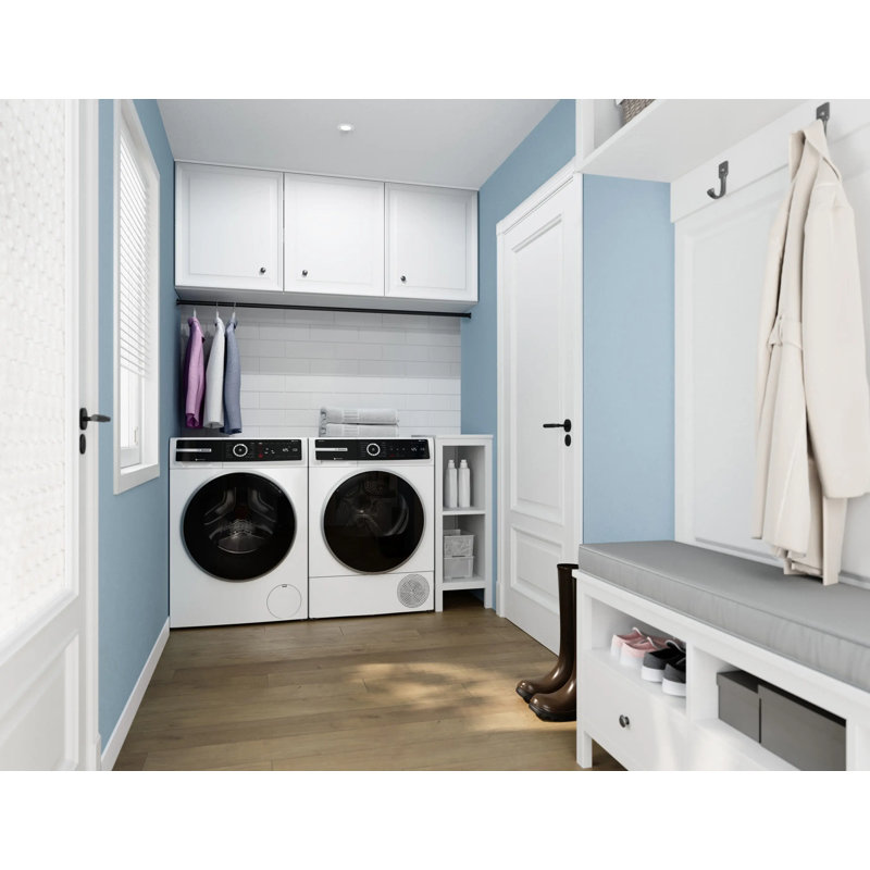 Bosch 500 Series Electric Ventless Dryer With Heat Pump 24 Inch in White
