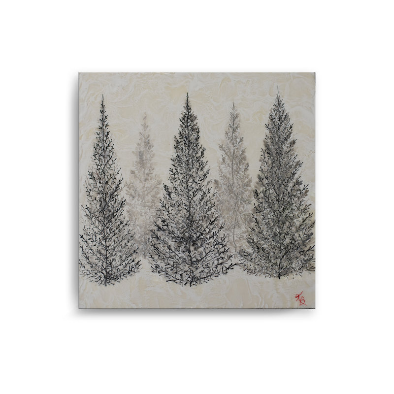 " Monoscape XLV " by Karen Biery, 30" x 30" W x 1.5" D, Wrapped Canvas
