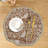 Fabdivine 15"Scalloped Luxe Table Mats - Kundanvan
