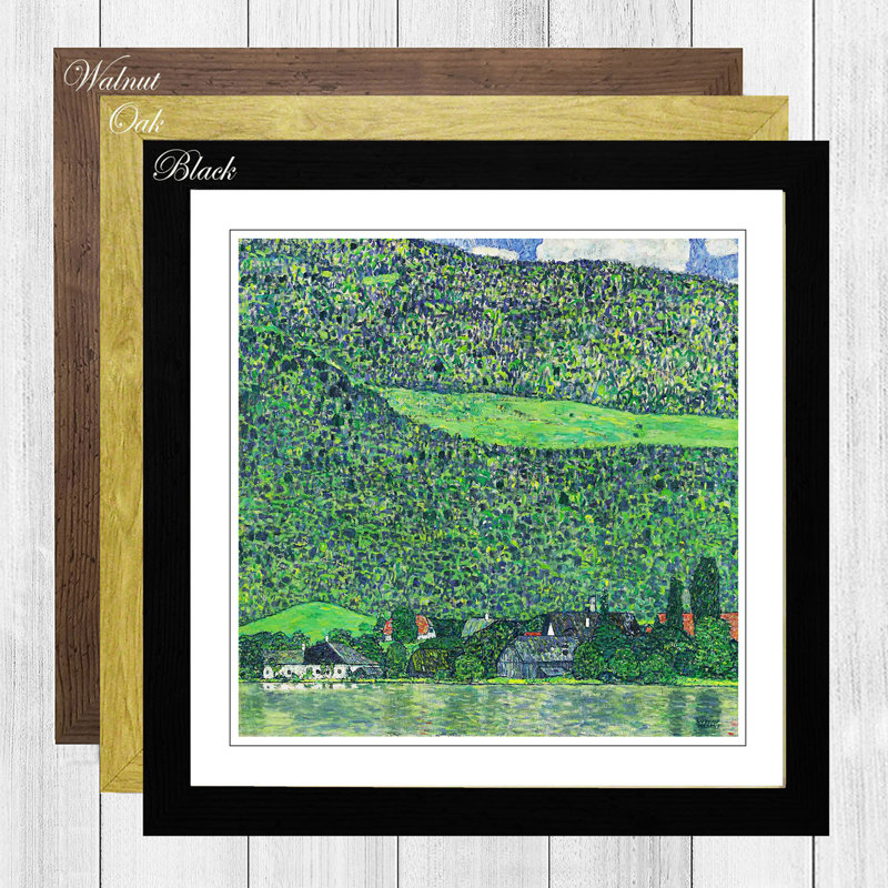 Gustav Klimt - Single Picture Frame Painting, Black