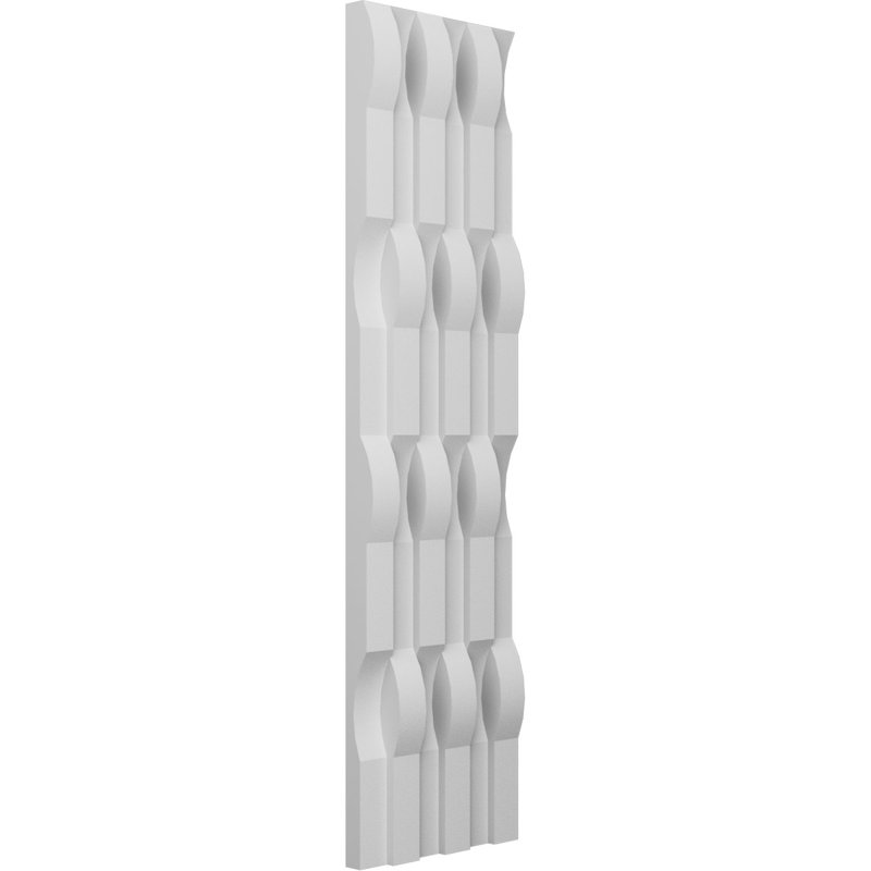 Edgecraft Moraine Style Seamless White Wall Tile Panel