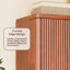 Armoire de cuisine, armoire de rangement cannelée moderne avec portes-1187275931