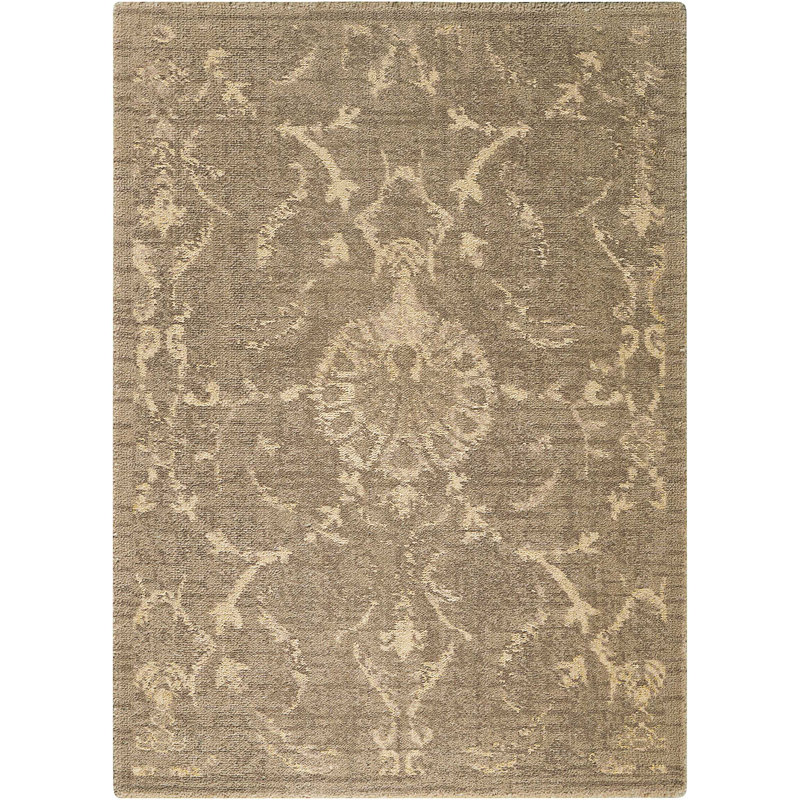 Tapis éclectique brun Dewitt, Rectangle 2 pi 3 po x 3 pi
