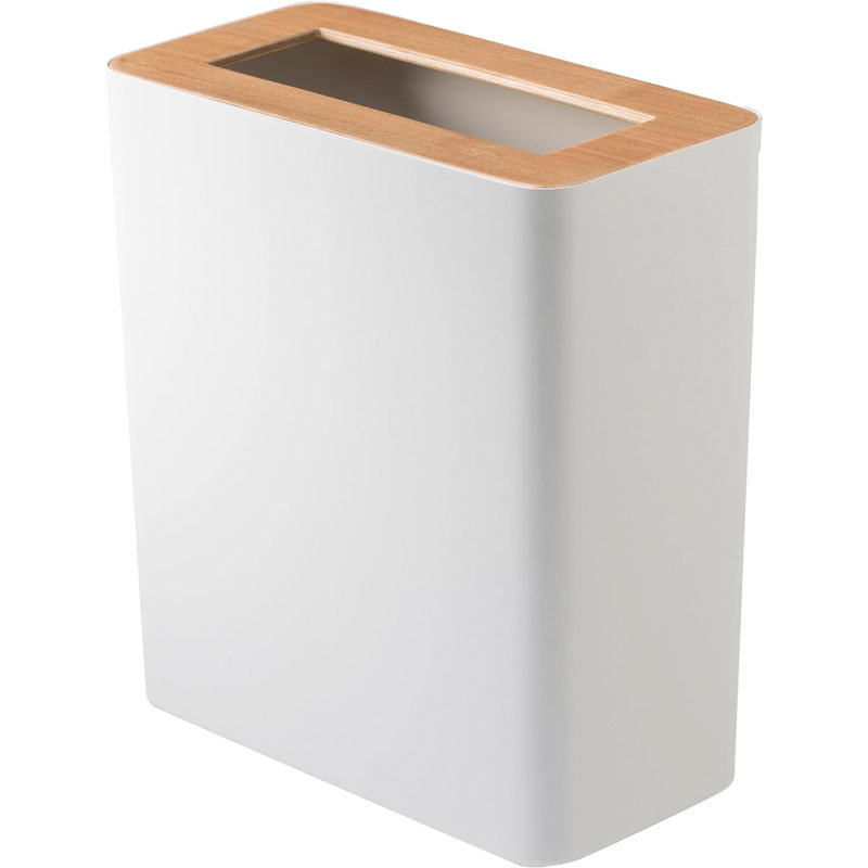 Poubelle en métal (2,6 gallons), Frêne