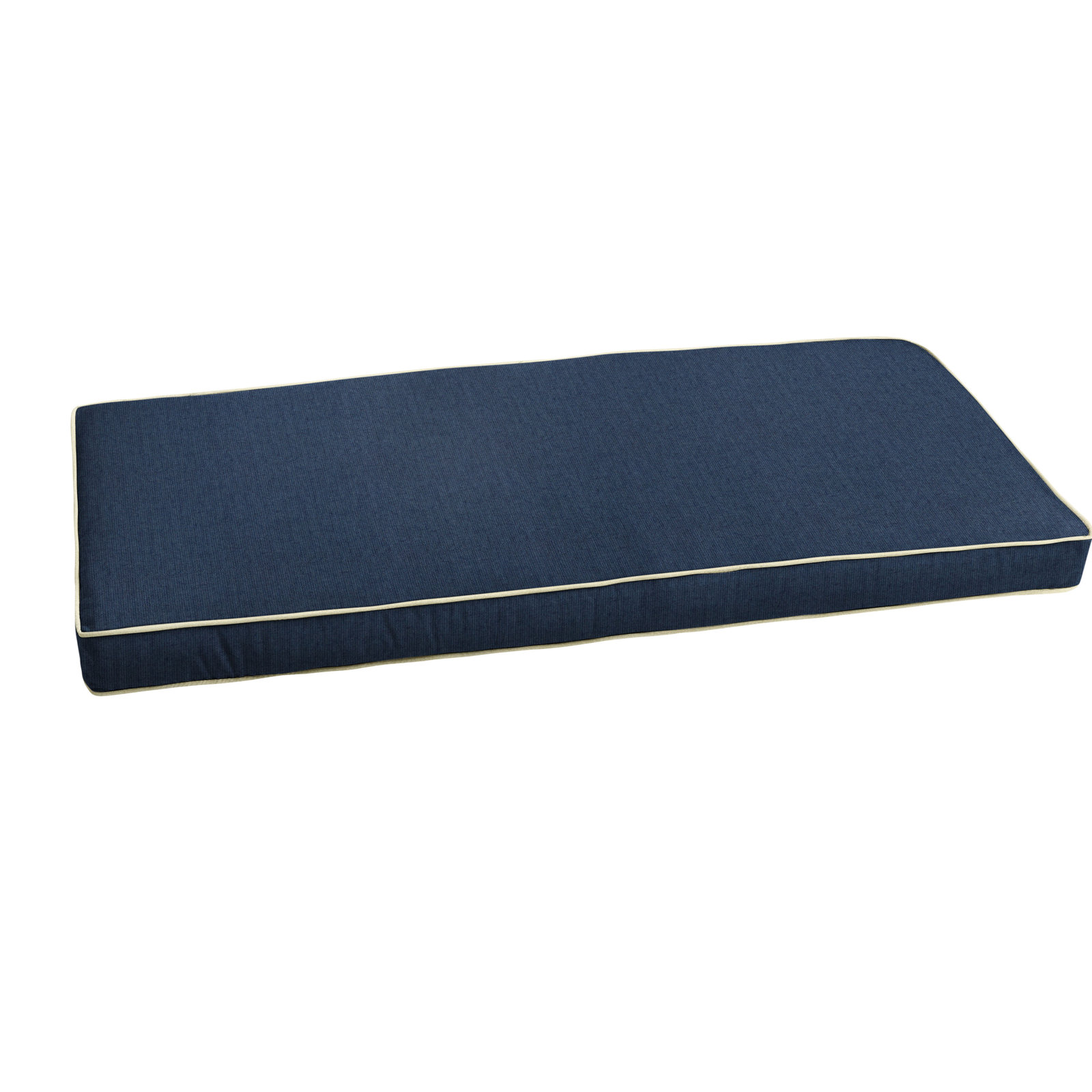 Sunbrella Outdoor Bench Cushion, 57" W  x 17" D, Canvas Indigo Sunbrella