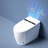 Smart Living&Technology 1.2 Gallons GPF Elongated Chair Height Floor Mounted One-Piece Toilet (Seat Included)