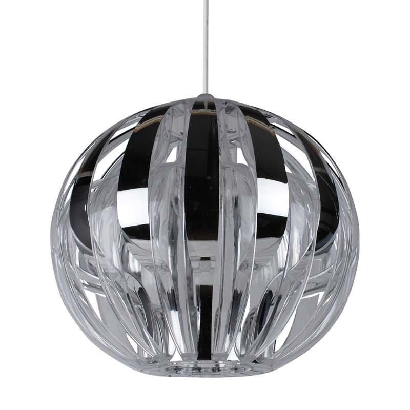 Kristofer 26cm H Plastic Round Pendant Shade ( Clip On )