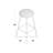 Brontie Upholstered Counter Stool with Metal Frame-861722585