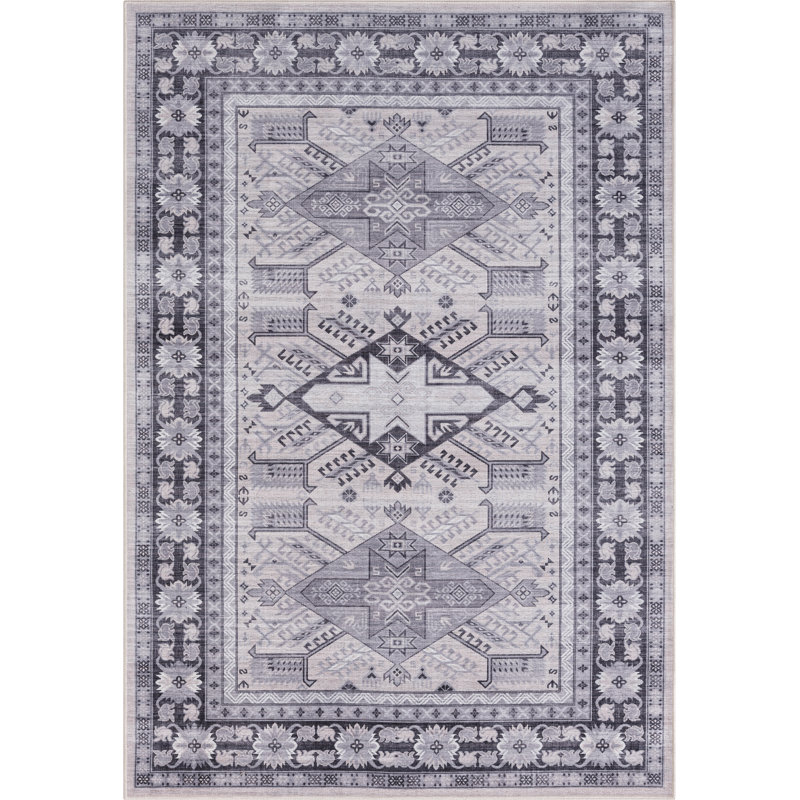 Ladaker Oriental Indoor Rug, Rectangle 5'3" x 7'6"