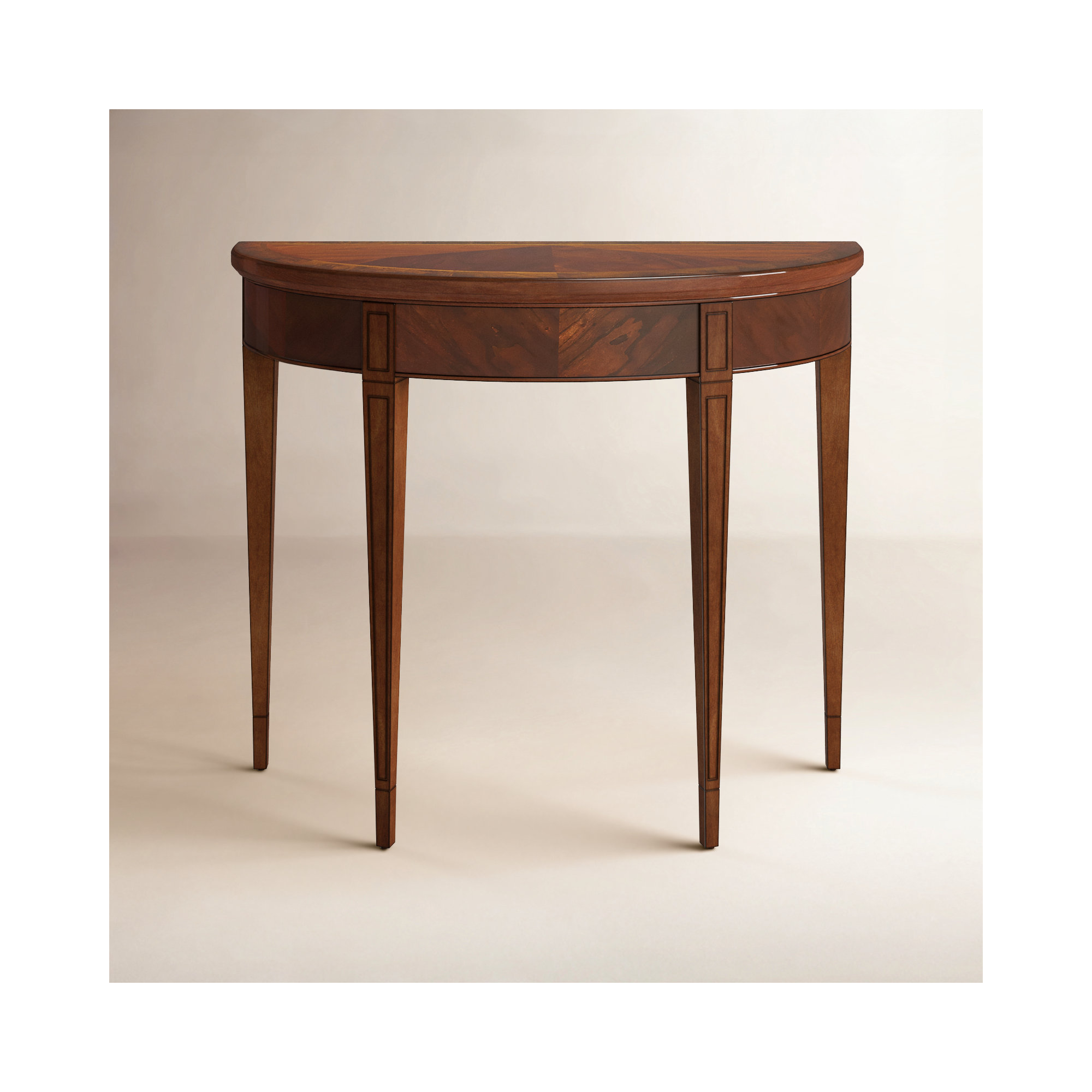 Kal 36'' Console Table, Olive Ash Burl