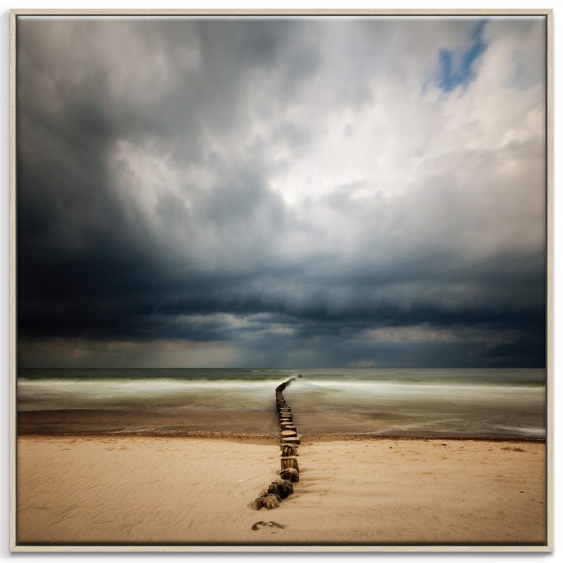 S 1 Piece Wall Art on Canvas, 102 cm H x 102 cm W, Timber