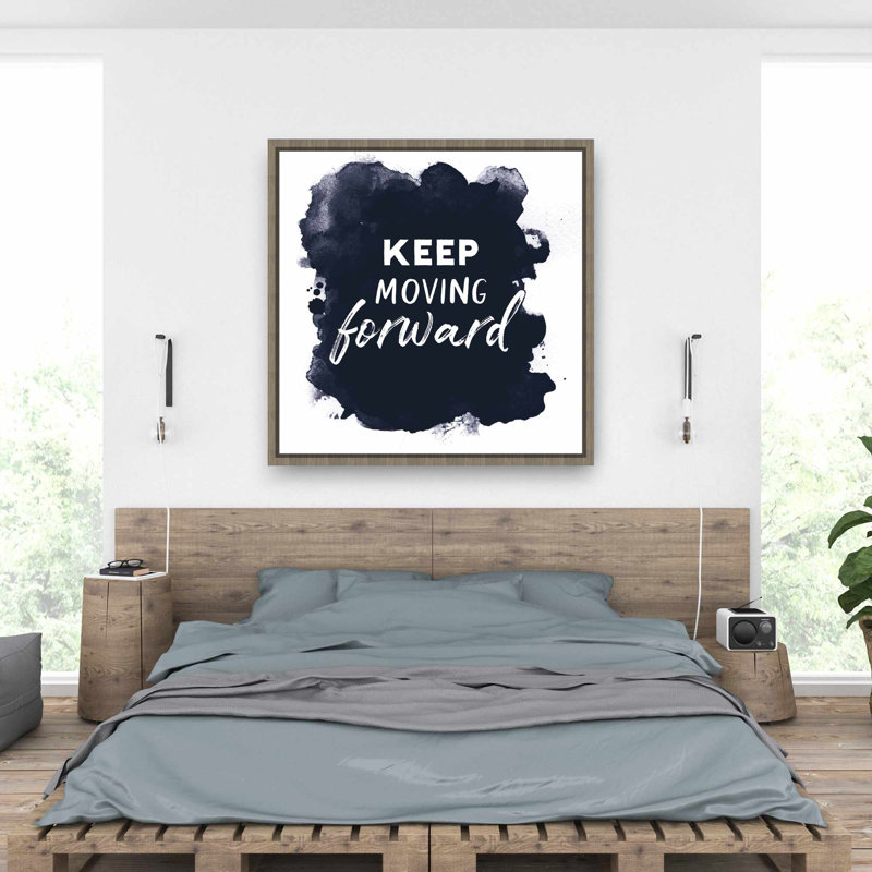 Keep Moving Forward - Motivational Canvas for Home Decor