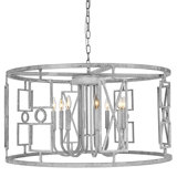 Buckhead 8 - Light Candle Style Drum Chandelier