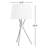 Carmine Metal Tripod Lamp