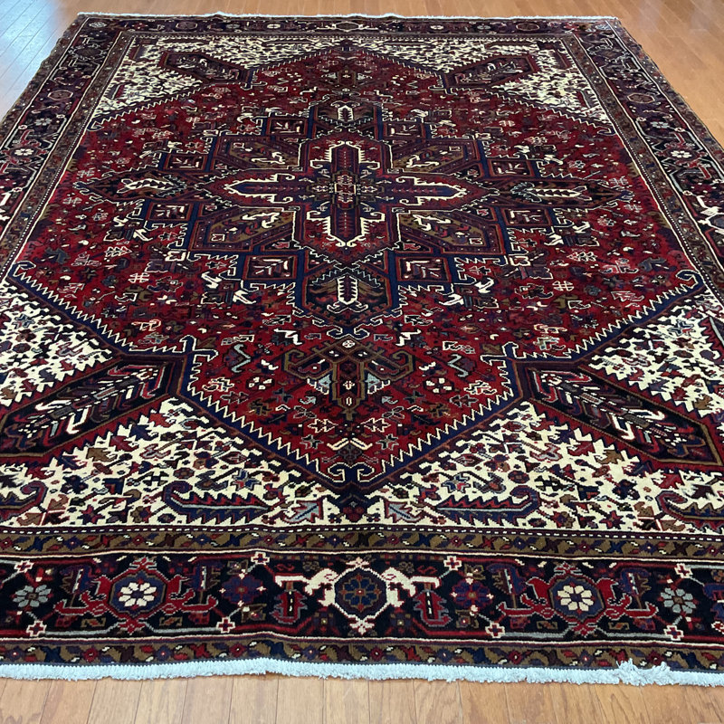HERAT ORIENTAL Handmade Heriz Wool Rug