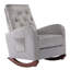 Fauteuil berçant à haut dossier Chrisann-651613245
