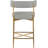 Klaas Upholstered Counter Stool with Metal Frame-88514430