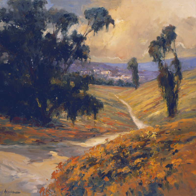 Afternoon II by Allayn Stevens - Wrapped Canvas Painting, 30cm H x 30cm W x 3.8cm D