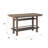 Susan Lilito 72" W Oak Bar Height Storage Table