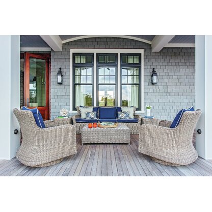 Rialto Wicker Putty Beige 3 Pc Outdoor Sectional - Rooms To Go
