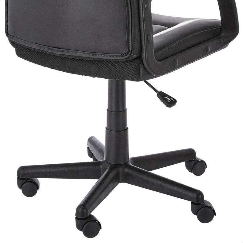 Chaise ergonomique inclinable, Blanc / noir