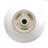 Eisen Home Sutherland 16.93'' White Ceramic Circular Bathroom Sink