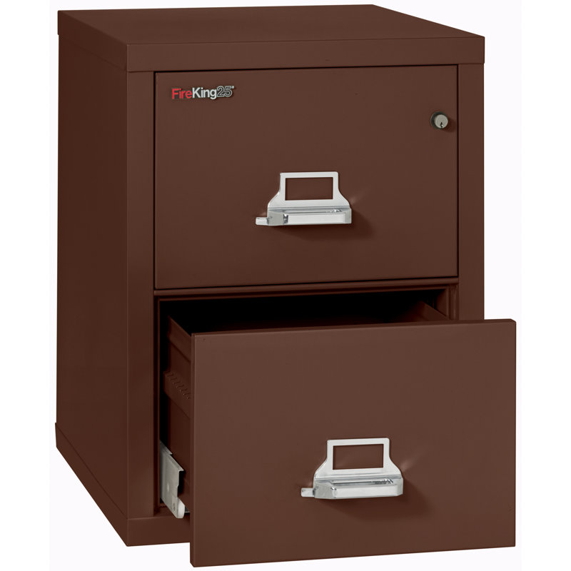 Fireproof 2 - Drawer File Cabinet, Brown
