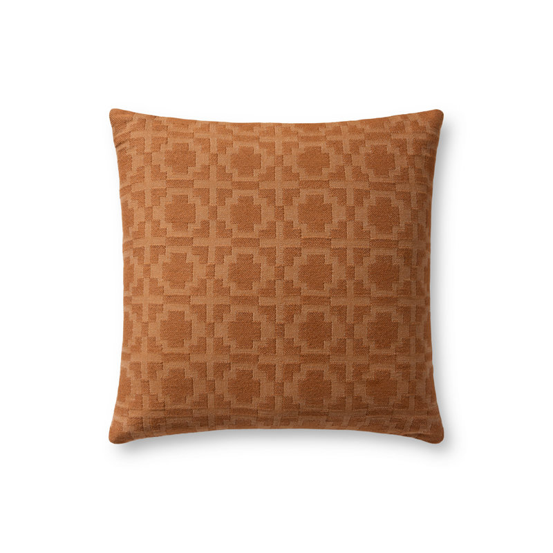 Cotton Throw Square Pillow Cover by Loloi, Pillow Cover Only - No Insert