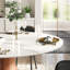 Ensemble repas 5 pièces Otelia + grandes chaises noires pour 4/6/8/10-2272897-2272902-2272903