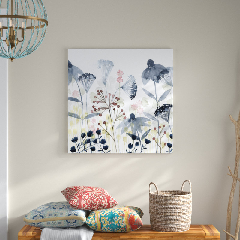 « Layered Gardens I » par Grace Popp, reproduction d’art sur toile tendue, H 36 po x l 36 po