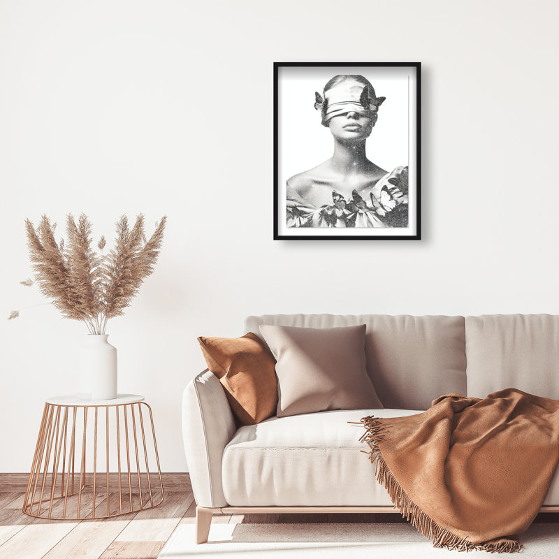 Silent Visionary II Shadowbox Animals & Insects Print by Oliver Gal, Black Frame, 16 x 20, 31.5"H x 37.5"W, Black Shadowbox