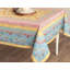 Nappe de table rectangulaire 100% coton 70 x 120 pouces Nappe décorative réutilisable (marquise)