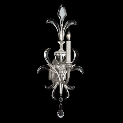 Beveled Arcs Candle Wall Light