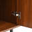 Ruston 59-Inch Mid-Century Modern Sideboard With Geometric Carved Doors And Legs