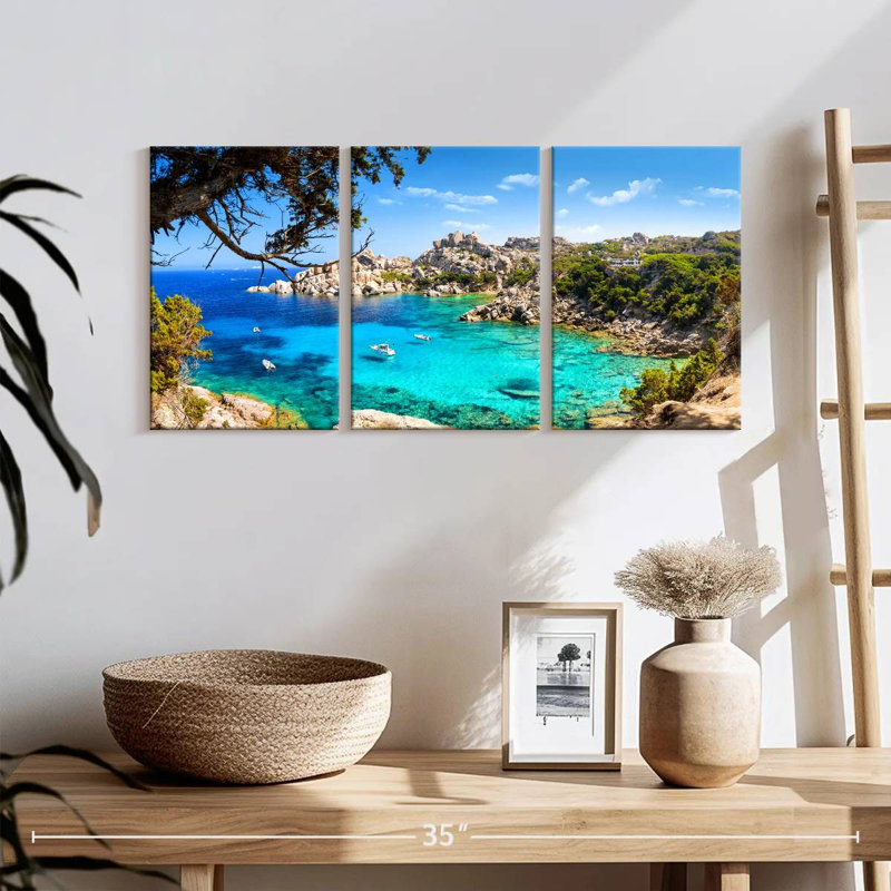 Gillard, île de la Sardaigne, H 12 po x l 26 po