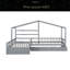 Lit plateforme simple avec trois tiroirs de rangement-792777469