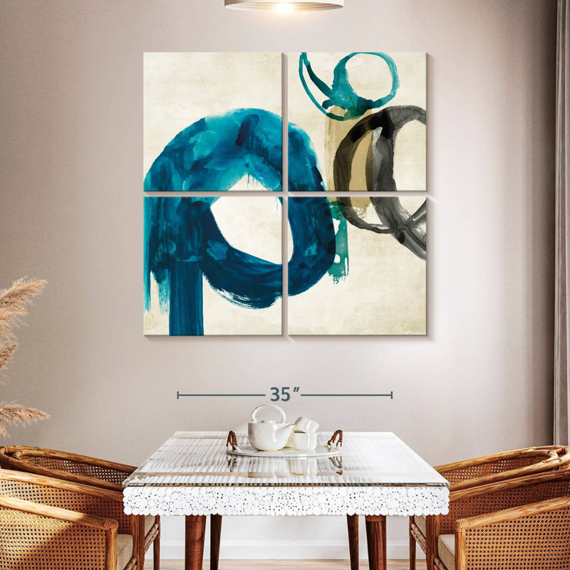 Blue Ring I, 45" H x 45" W
