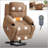 Heavy Duty Chenille Power Lift Recliner With 8-Point Vibration Massage, Lumbar Heating, And Stainless Steel Cup Holders-747958837