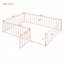 Structure de lit robuste en métal avec clôture et porte, polyvalente et durable pour les chambres modernes-1770603282-1770603283