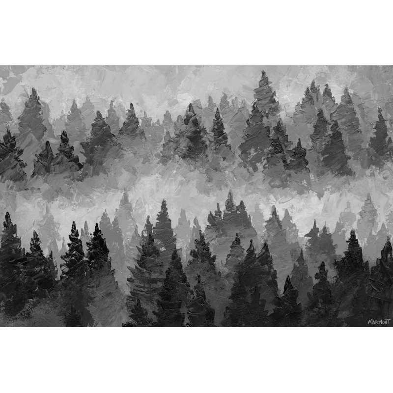 Pine Forests 1 Piece Wrapped Canvas Painting, 66cm H x 101cm W x 3.81cm D