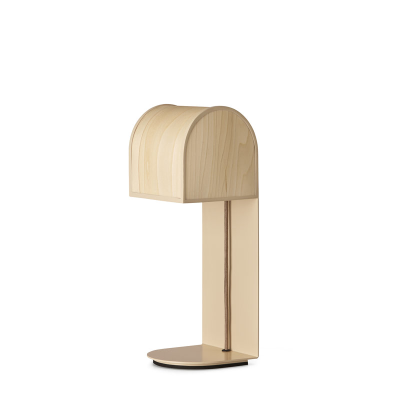 Osca Bedside, Natural White, Matte Ivory