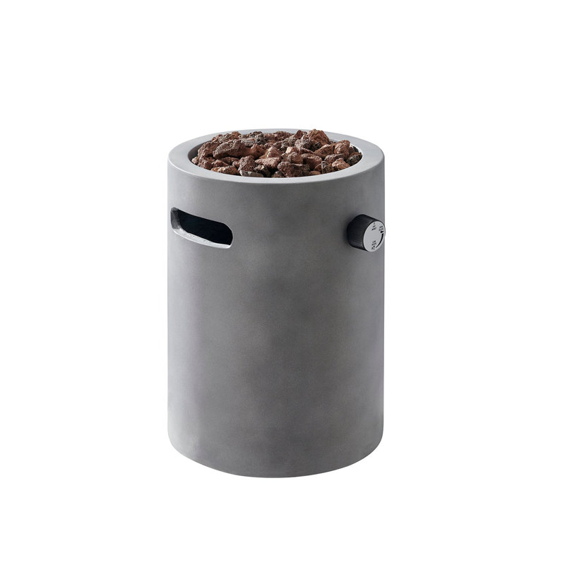 Kelch Column Concrete Propane Smokeless Fire Pit