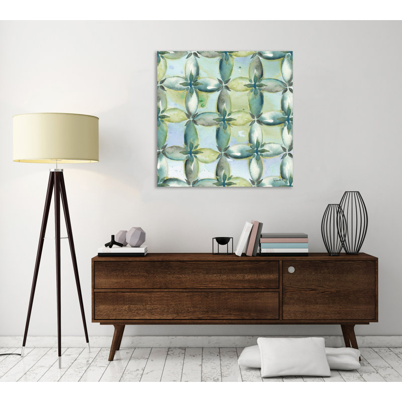 «Geo Arabesque B» par Tre Sorelle Studios - impression sur toile tendue, H 12 po x l 12 po