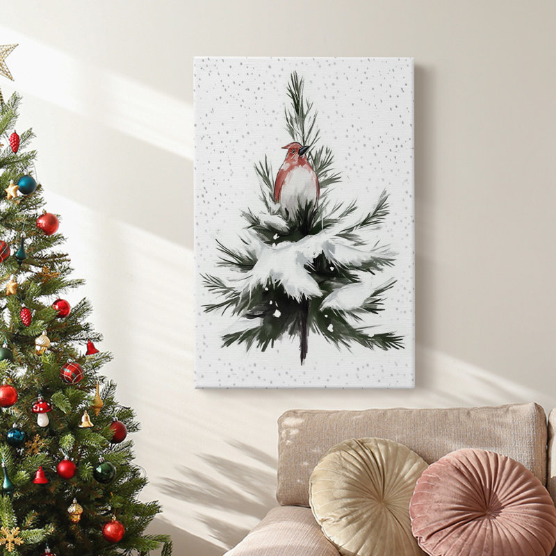 Art des Fêtes de Noël - Toile tendue avec châssis CECLI, H 60 po x l 40 po