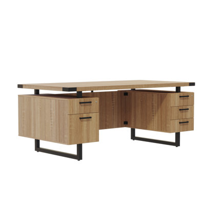 Mirella Free Standing Desk, BBB/BF