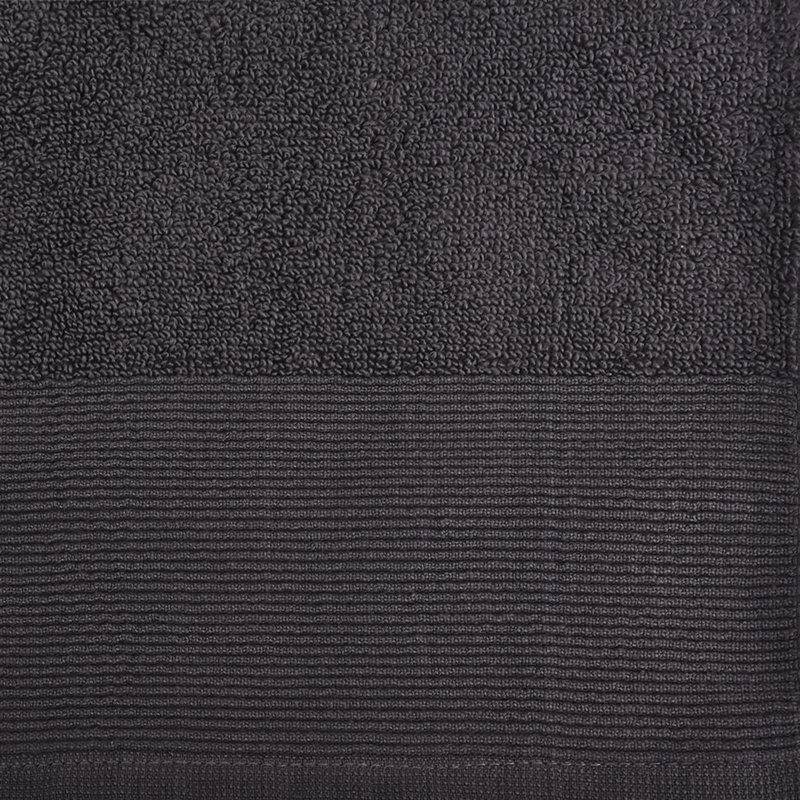 Ensemble de serviettes de bain 100% coton 4 pièces Hardeman, Gris