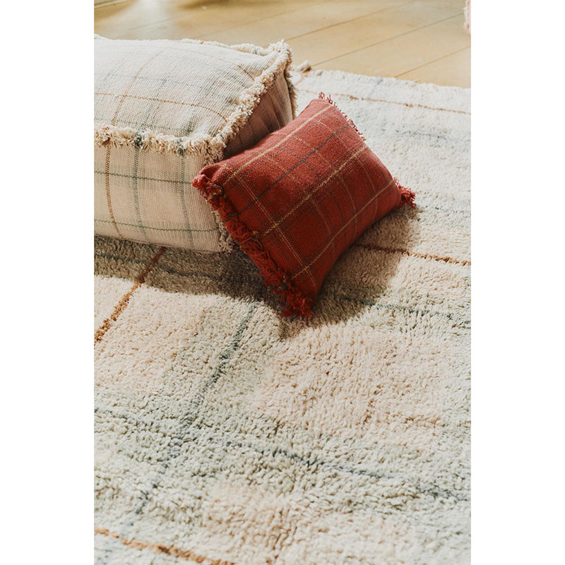 Wouf Wouf! Square Pouf, Natural